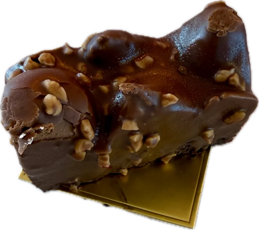 Brownie mit Mousse au Chocolat